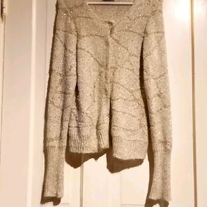 Vera Wang button up sweater